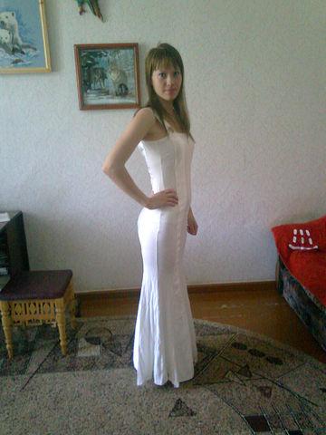 Платье стрейч белое Екатеринбург